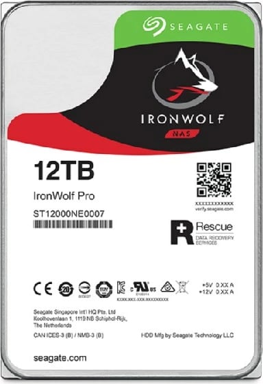 Disk HDD Seagate IronWolf Pro ST12000NT001, 3.5", 12TB