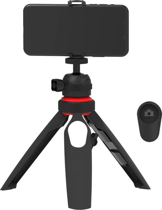 Mini tripod Digipower Active, bluetooth, e zezë