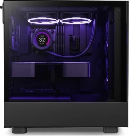 Kasë NZXT H5 Elite, midi Tower, 1 x USB 3.1, 1 x USB-C 3.1, audio, e zezë