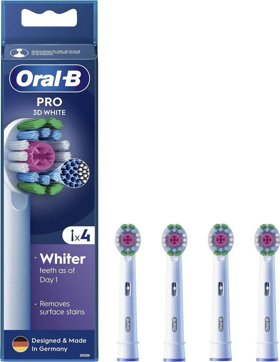 Koka e furçës Oral-B EB18 3D White, për pastrim të thellë