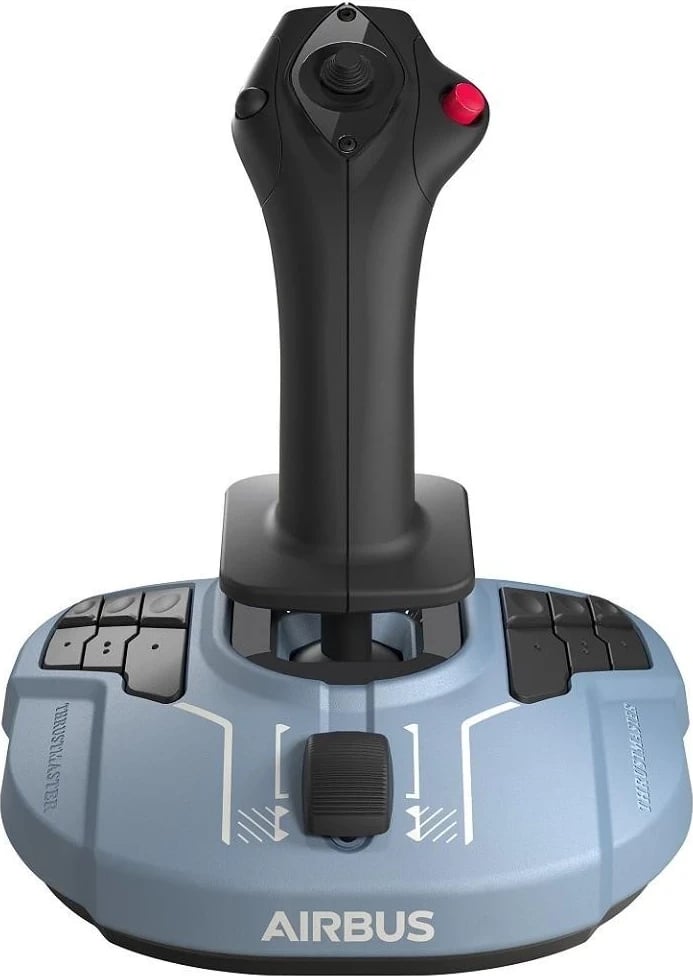 Set i kontrolluesve për simulim fluturimi Thrustmaster, Joystick + Przepustnica, ngjyrë zi-kaltër