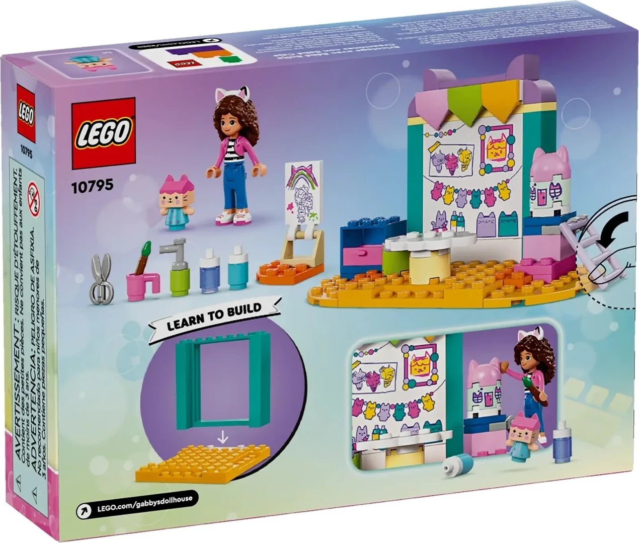 Set LEGO Gabby’s Dollhouse 10795, 60 elemente, 2 minifigura