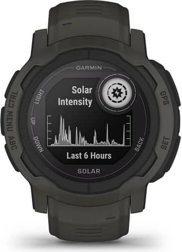 Smartwatch Garmin Instinct 2 Solar, 2.29 cm (0.9"), MIP, GPS, Graphite