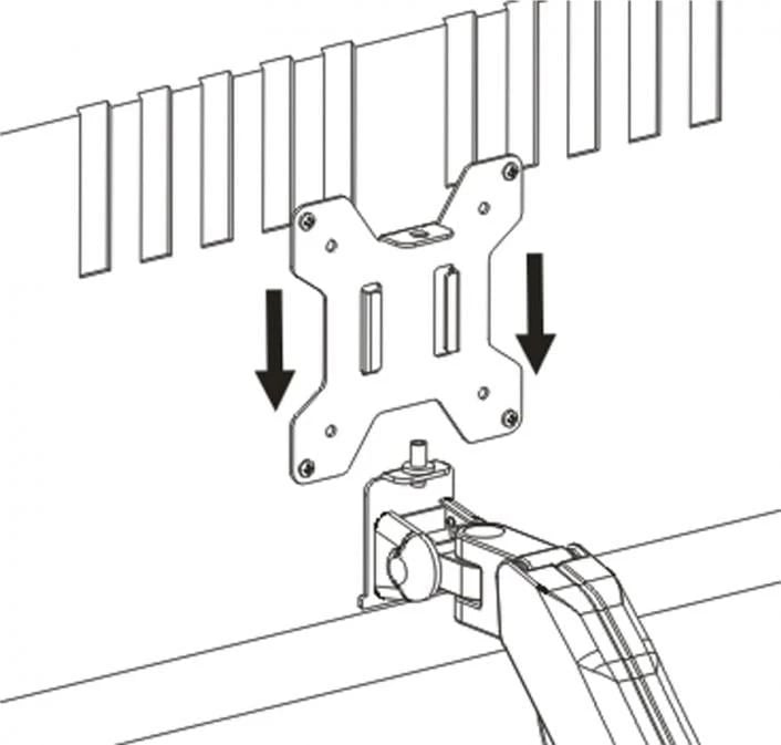 Mbajtës për monitor Mount ART,  L-11GD ART, Desktop 7kg 