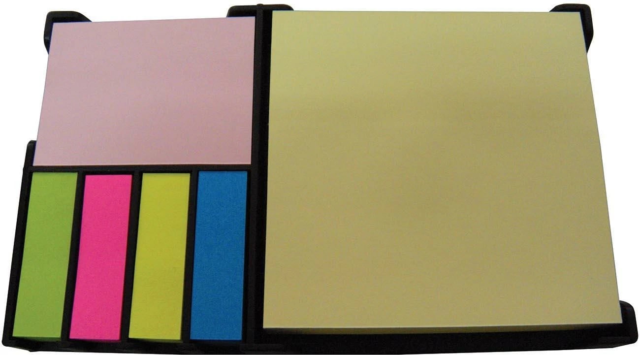 Scripti bazë për sticky notes NEXT, 13x18cm, përfshin shënime ngjitëse dhe shënues neon