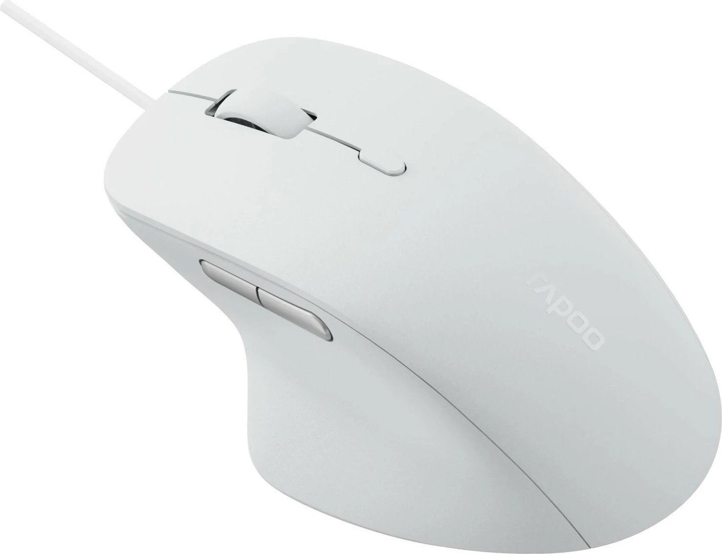 Maus Rapoo N500, ergonomik, 3600 DPI, i bardhë