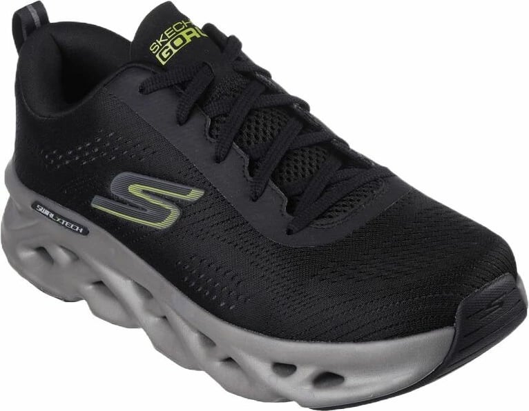 Atlete për meshkuj Skechers GO RUN Swirl Tech M, të zeza