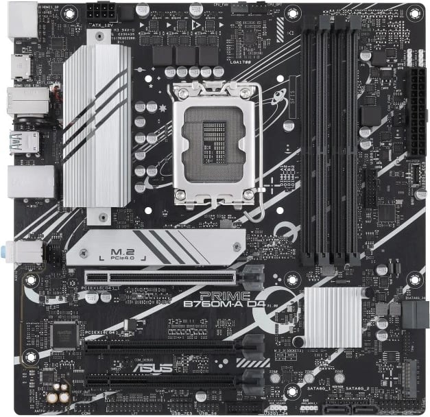 Pllakë amë ASUS PRIME B760M-A D4-CSM, LGA 1700, micro ATX