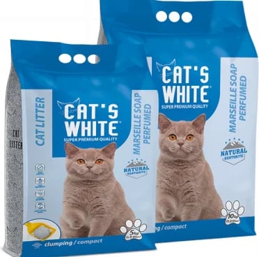 Zall - Shtroje higjienike per mace bentonit Cat’s White