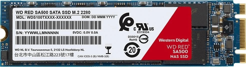 SSD WD Red SA500 3D NAND M.2 500GB