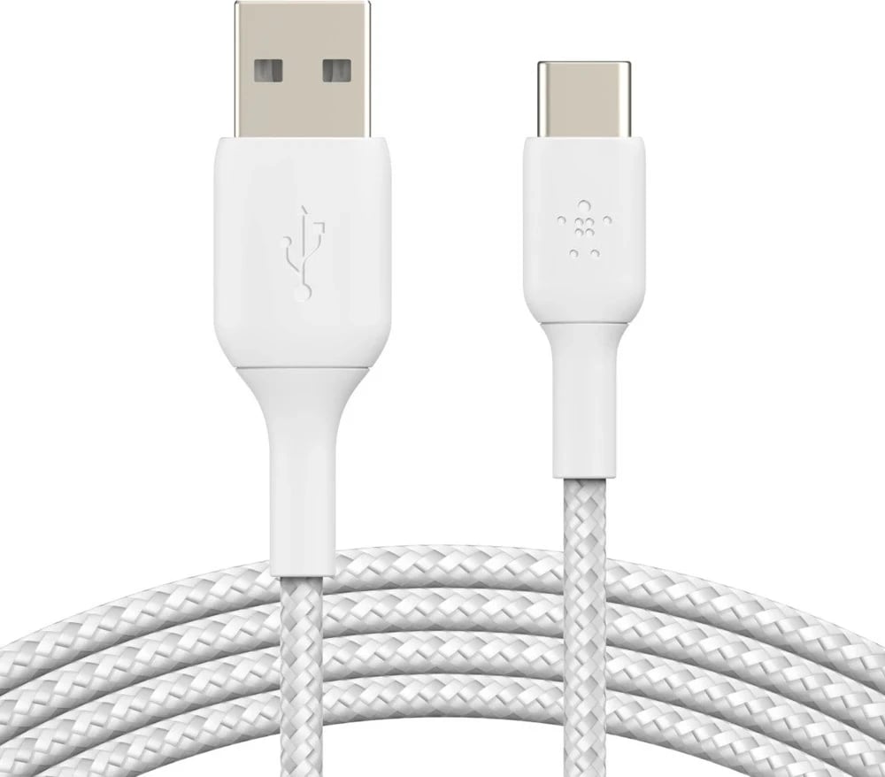 Kabllo USB Belkin, 3m, USB A në USB A, Bardhë