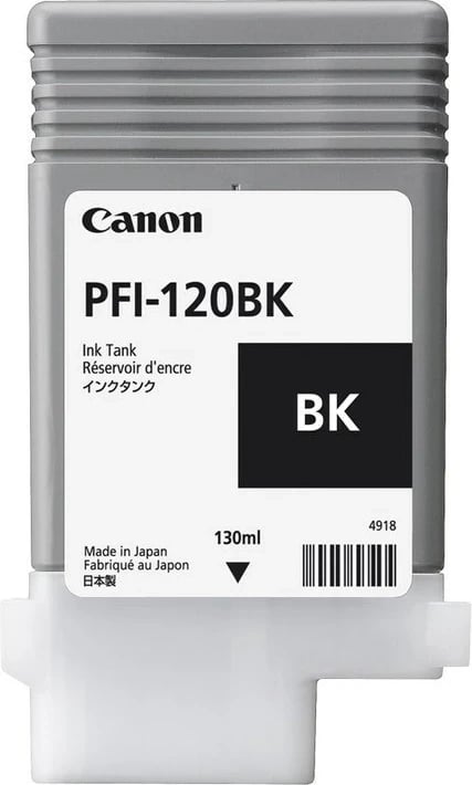 Toner Canon PFI-120BK, Origjinal, 130 ml, Zi