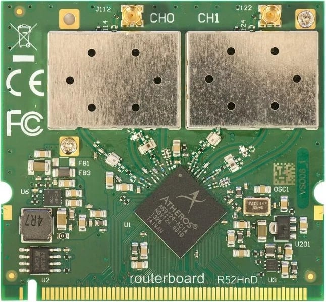 Kartë rrjeti MikroTik RouterBOARD R52HnD, PCI