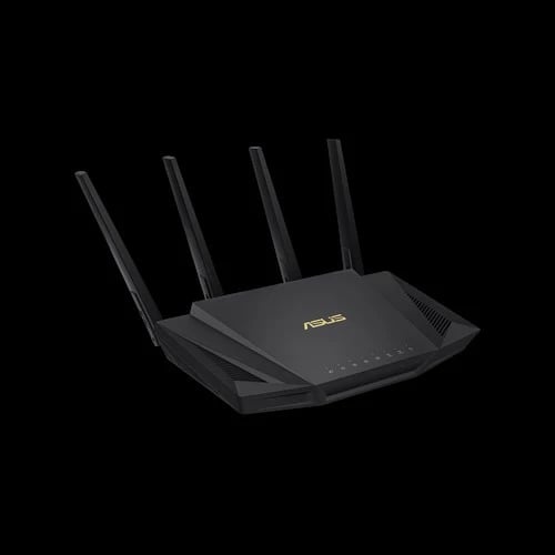 Router ASUS RT-AX58U, Wi-Fi 6, Dual-band (2.4 GHz / 5 GHz), Ethernet LAN