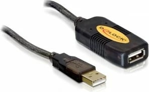 Kabllo USB 2.0 DeLOCK 82446, 10 m, USB A në USB A, e zezë