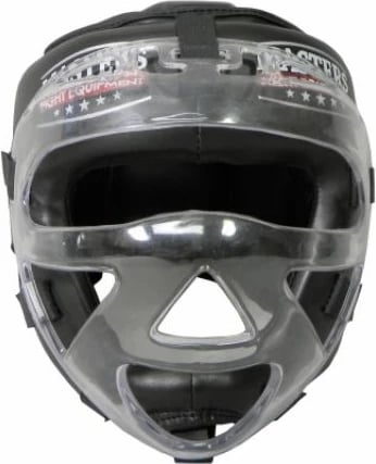 Helmetë për boksim Masters, unisex, e zezë