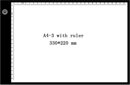 Tablet Vizatimi/Dritë Vizatimi/Projektor Vizat Tech Time A4 Tracing Light Pad
