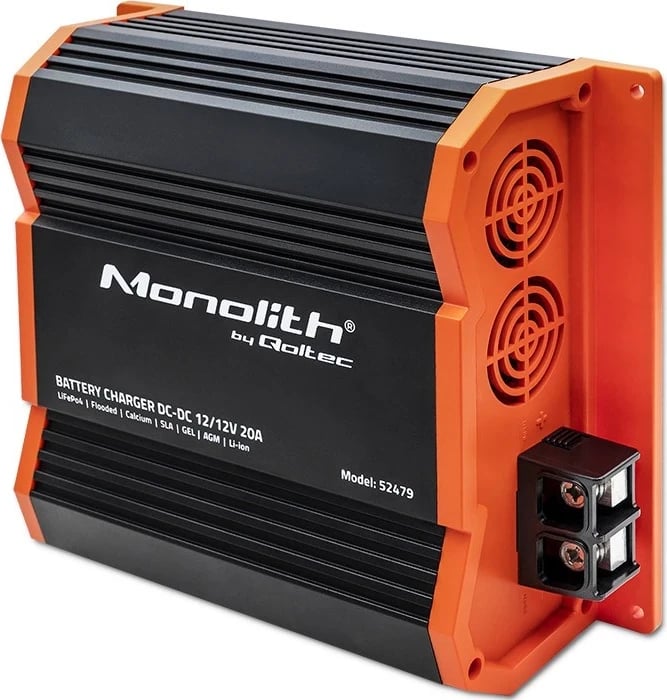 Karikuesi Qoltec 52479 Monolith për bateritë LiFePO4 AGM 12V | 20A | 250W