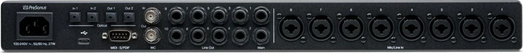 Audio interface PreSonus Quantum HD 8, USB-C, e zezë