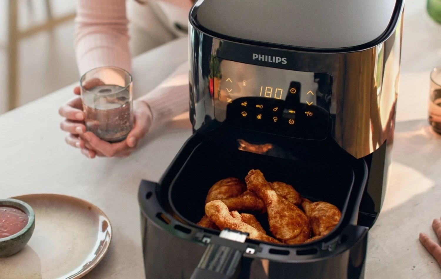 Fritezë ajri Philips HD 9252/70, 10L, e zezë