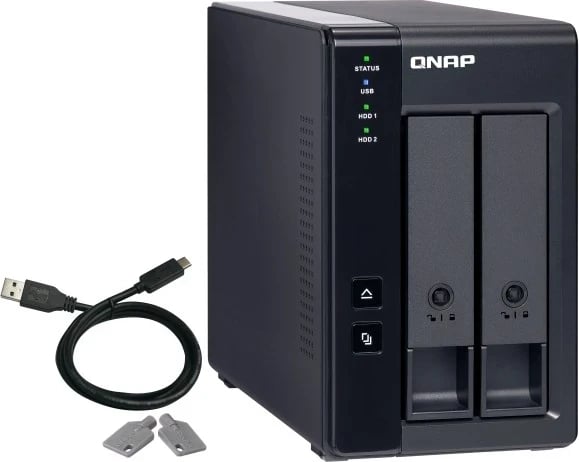 Kasë RAID Qnap TR-002, USB 3.1 Gen. 2, 2.5/3.5 inch