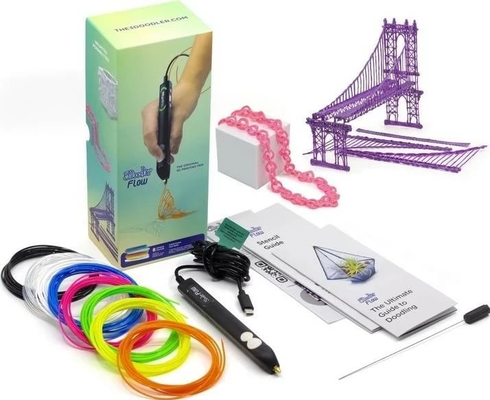 Dorezë 3D 3Doodler Flow Essentials, filament 1.750 mm, blu