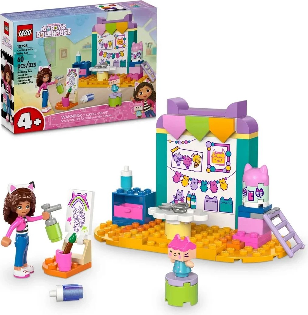 Set LEGO Gabby’s Dollhouse 10795, 60 elemente, 2 minifigura