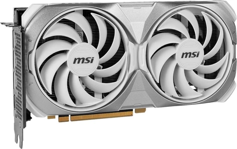 Kartë Grafike MSI GeForce RTX 4070 SUPER 12G VENTUS 2X, e bardhë