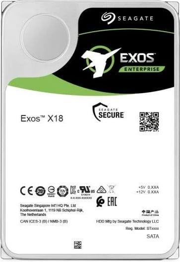 HDD Seagate EXOS X18 ST18000NM000J, 18TB, 7200RPM, 256MB