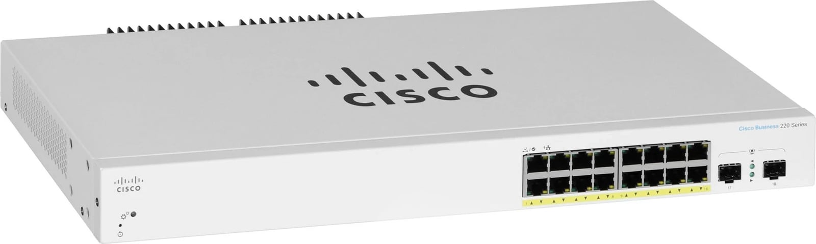 Switch Cisco CBS220-16P-2, 16 porta, 10G, Gri