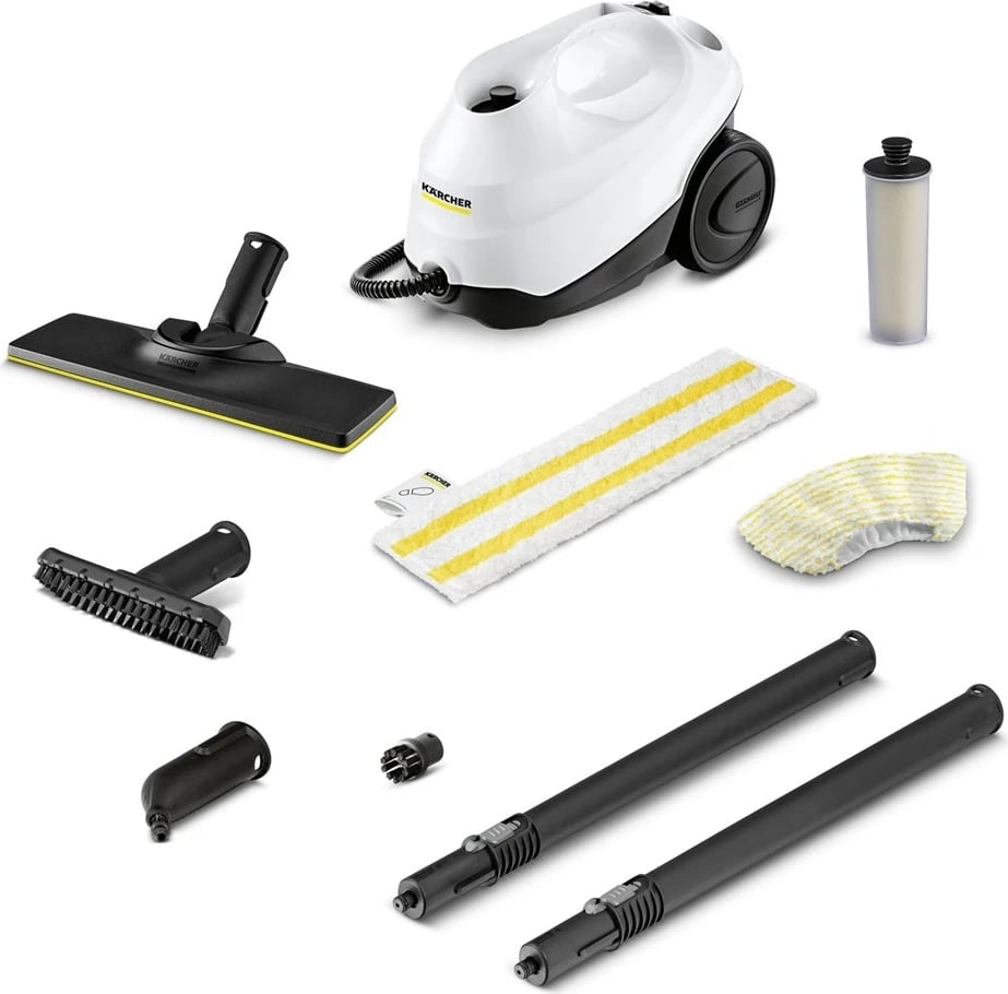 Pastrues me avull cilindrik Karcher SC 3 EasyFix, 0.5 L, 1900 W, zi, bardhë