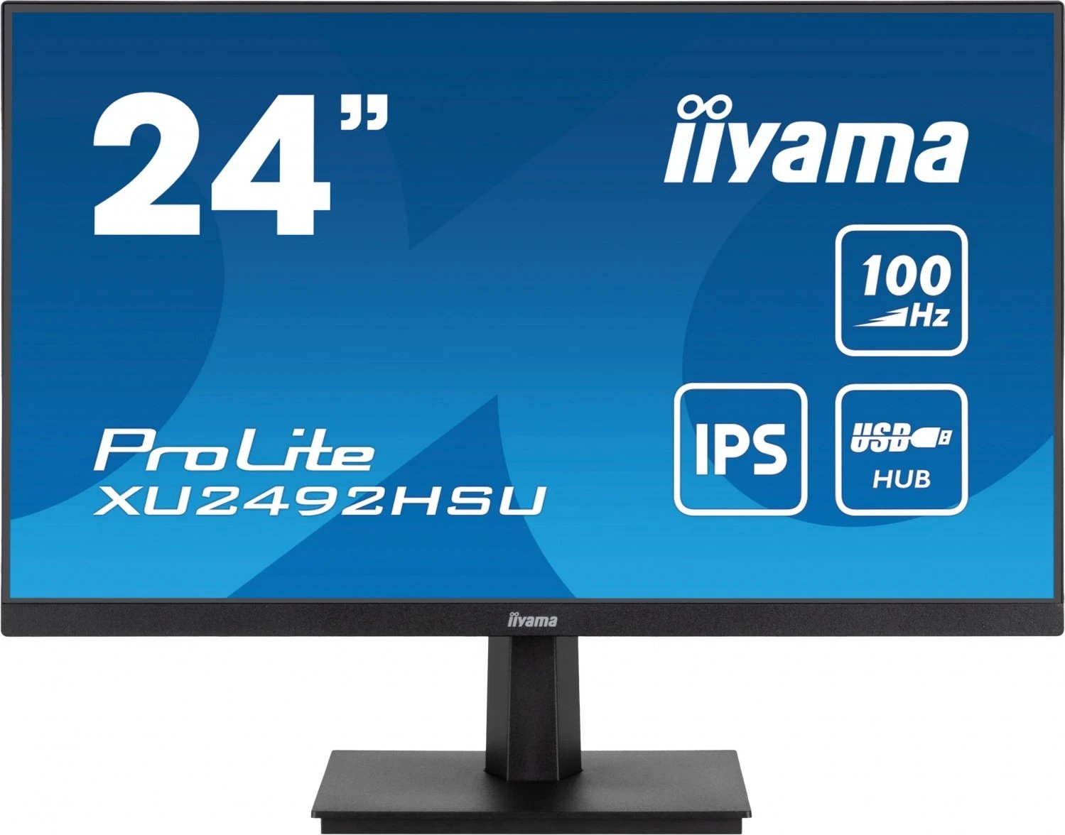 Monitor iiyama XU2492HSU-B6, ngjyrë e zezë