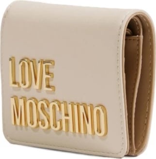 Portofol Love Moschino Femra, beige