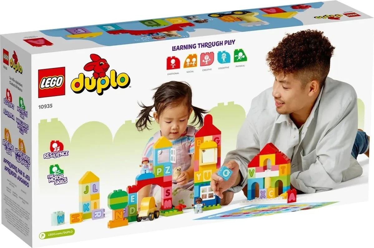 Set LEGO DUPLO 10935 Alphabet Town, 87 pjesë