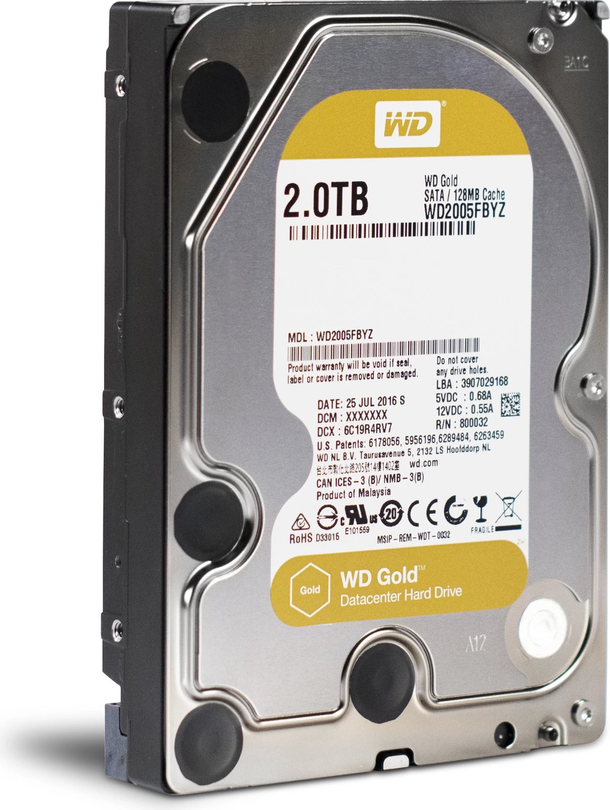 Hard disk i brendshëm Western Digital Gold 2TB