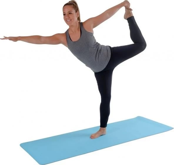 Joga Mat PURE 2 IMPROVE P2I201490, TPE, Blu/Gri