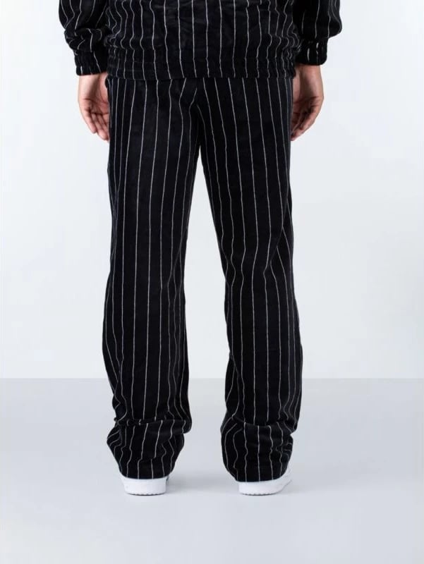 Pantallona sportive Sean John, modeli Vintage Pinstripe Velours për meshkuj