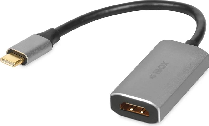 Kabllo adapter nga USB-C në HDMI, iBox IACF4K, Argjëndtë