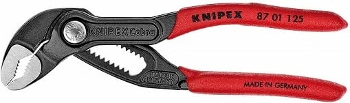 KNIPEX Cobra Pinca slip-joint, 180 mm, e kuqe