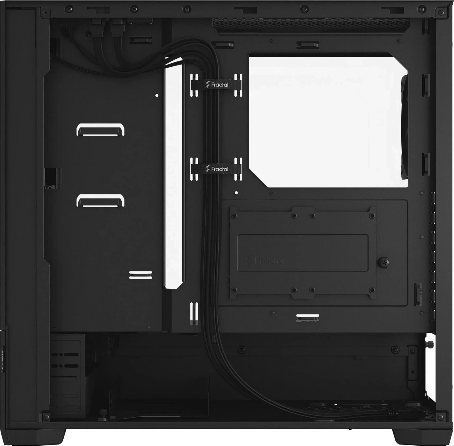 Kasë Fractal Design Pop Air, Midi Tower, e zezë, panel anësor transparent