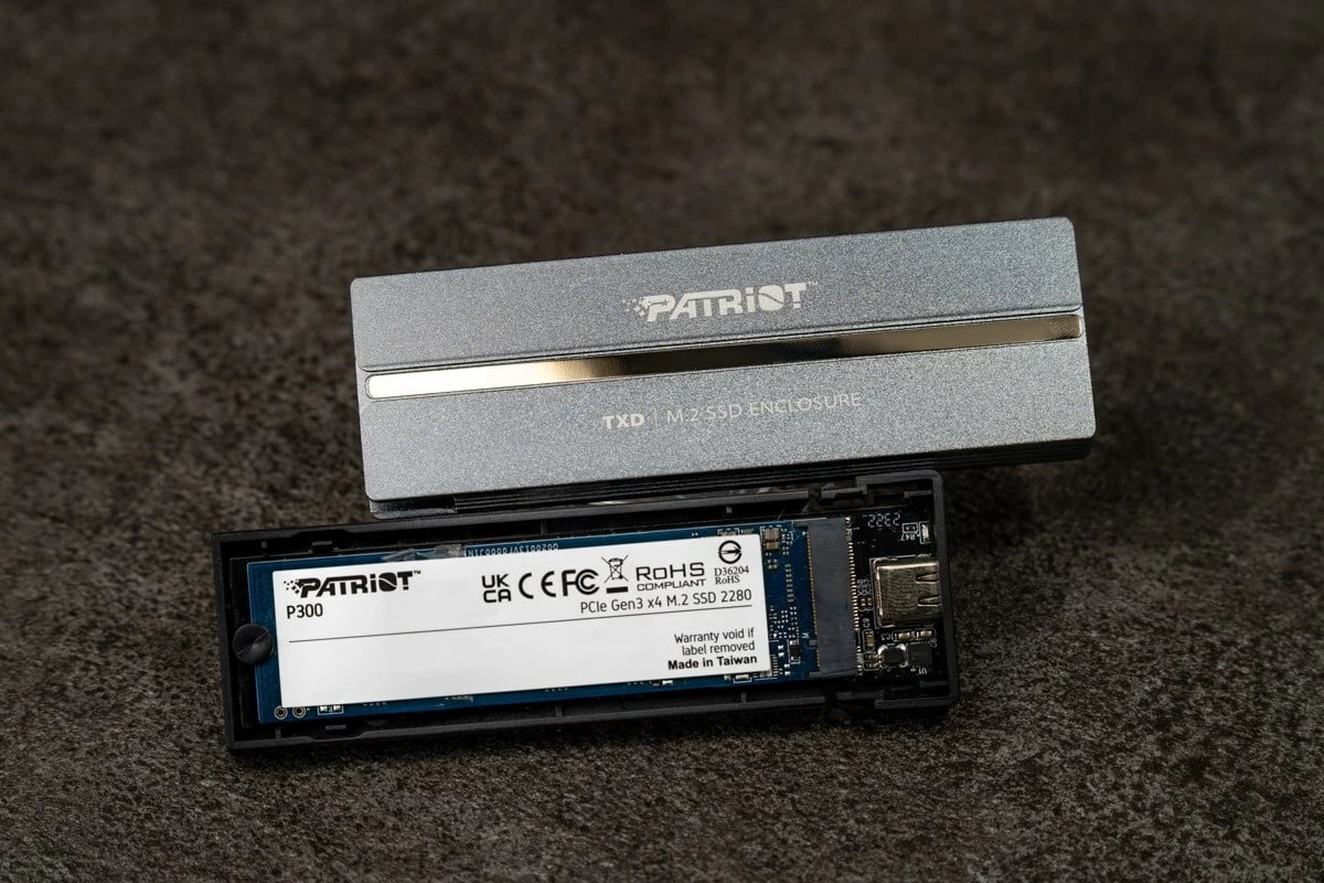 Kasë SSD Patriot Memory TXD M.2 NVME 1.3 deri në 8TB Gri