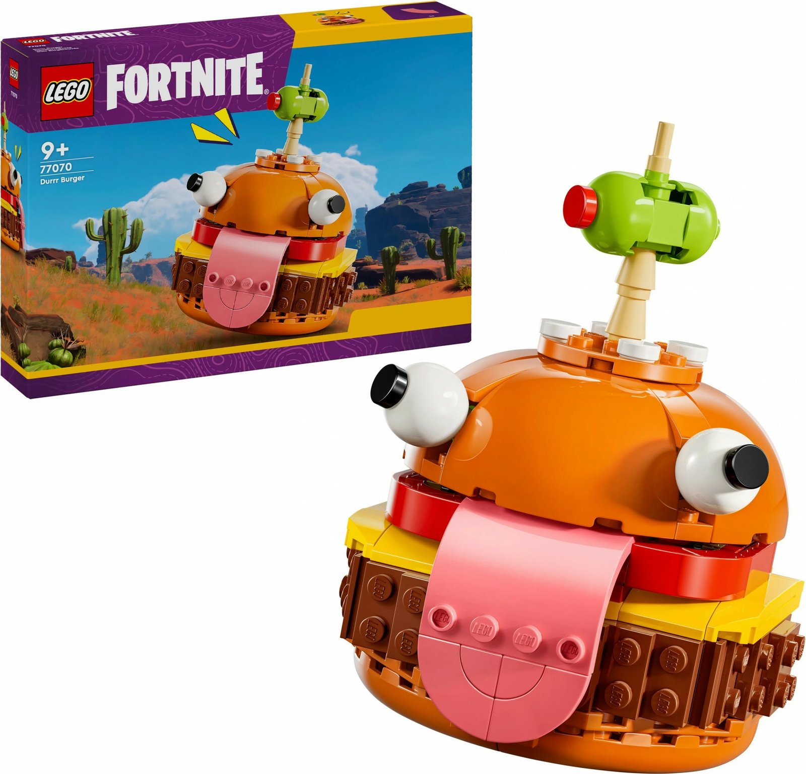 Set ndërtimi LEGO Fortnite Durrr Burger, 193 pjesë, plastikë, shumëngjyrësh