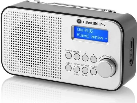 Radio GoGEN DAB 300 N, FM, DAB, DAB+, ngjyrë argjendtë