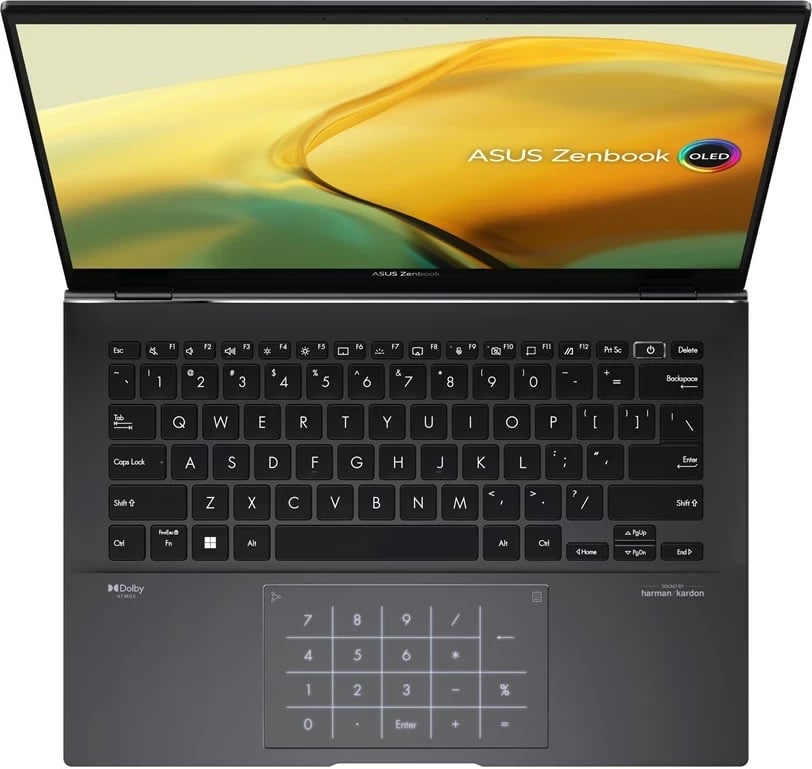 Laptop ASUS Zenbook 14 OLED UM3402YA-WS74T, AMD Ryzen™ 7, 16 GB RAM, 512 GB SSD, E zezë