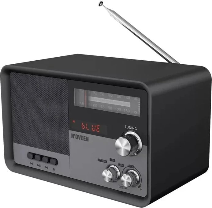 Radio portativ N'OVEEN PR950, e zezë