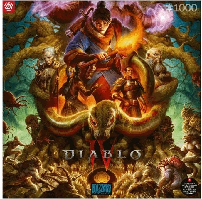 Puzzle lojërash Cenega Publishing Diablo IV Horadrim, 1000 pjesë, Shumëngjyrësh