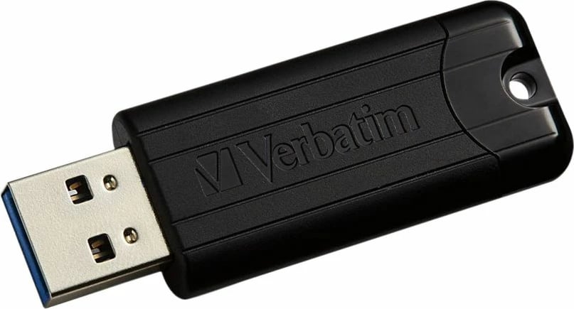 USB Verbatim PinStripe, 256GB, e zezë