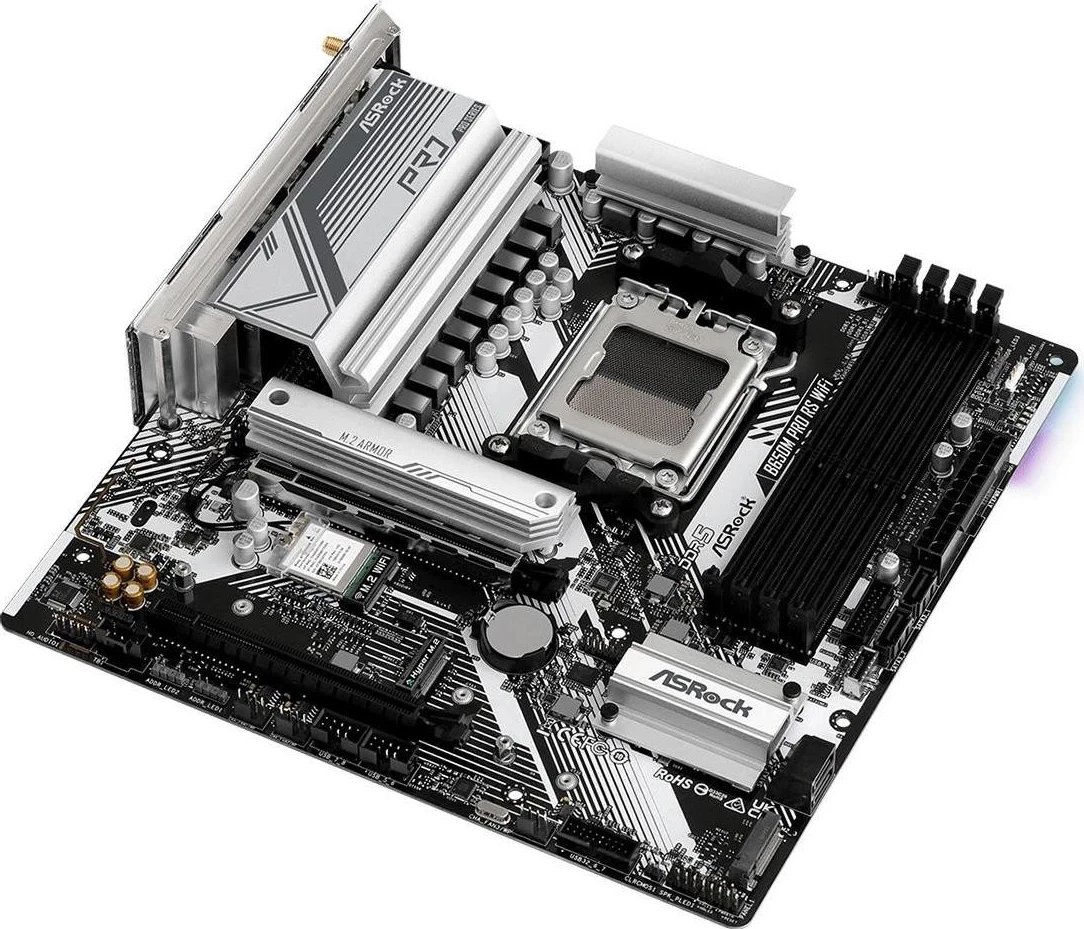 Pllakë amë ASRock B650M Pro RS WiFi, Socket AM5, micro-ATX