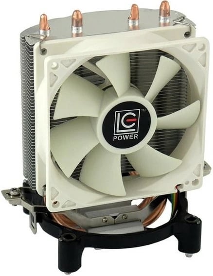 Cooler LC-Power LC-CC-95, 9.2 cm, Silver, White