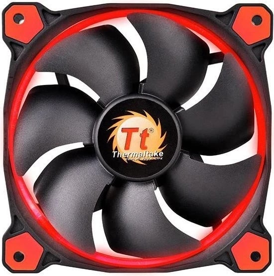 Ventilator për kompjuter Thermaltake, me dritë LED të kuqe